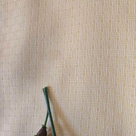 Tommy Bahama Mens Jacquard 100% Silk Button Up Tropical Shirt Pale Yellow Medium - Picture 11 of 12